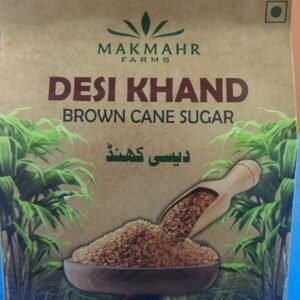 Makmahr Sugar Can Brown Sugar (Desi Khand) 1Kg